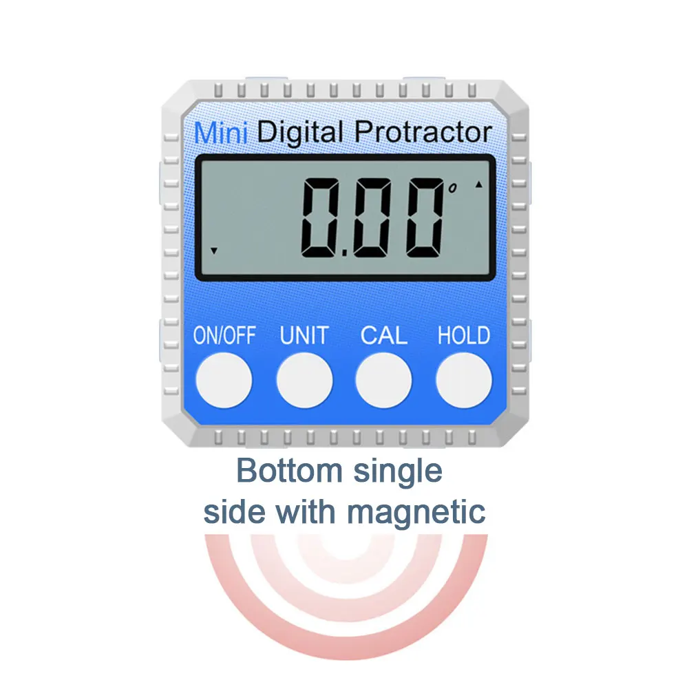 Угломер электронный с магнитом измерительный инструмент 360 градусов линейка мини цифровой транспортир Универсальный ЖК-экран инклинометр