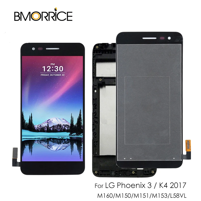 

LCD For LG Phoenix 3 K4 2017 M160 M150 M151 M153 L58VL LCD Display Touch Screen Digitizer Full Assembly Repair Parts W Frame