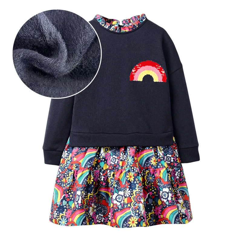 Little Maven/брендовая одежда для маленьких девочек Сезон осень зима Хлопковые