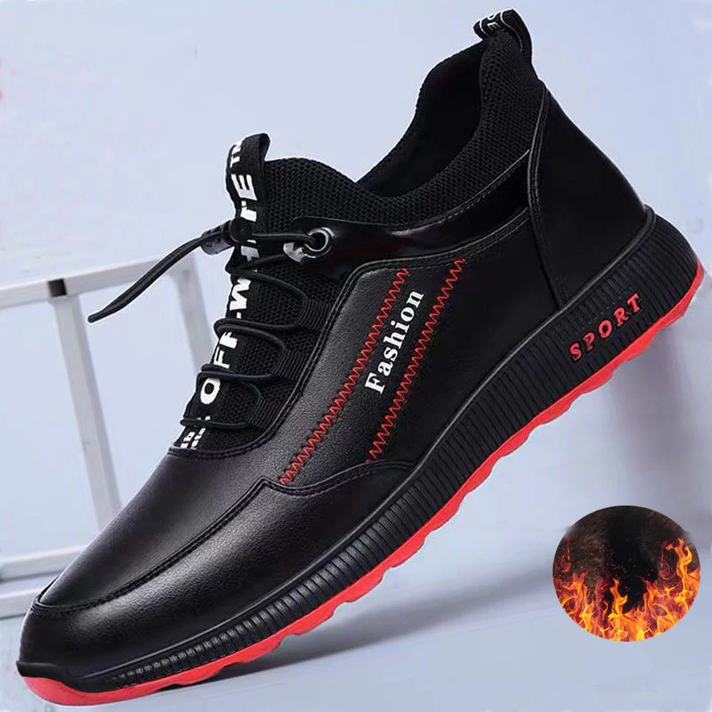 Fashion leather Shoes Casual Shoes Flat Sneakers
