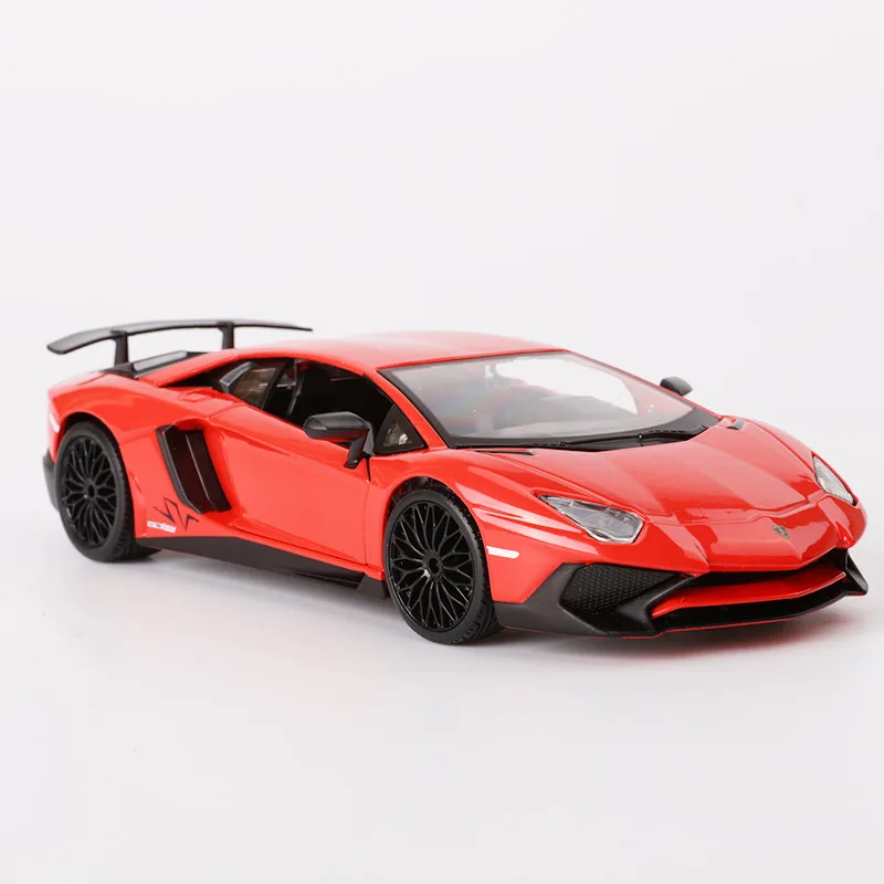 1:24 Высокая литая модель машины модель Lamborghini LP750 модель гоночной машины Коллекция украшения для детей Подарки