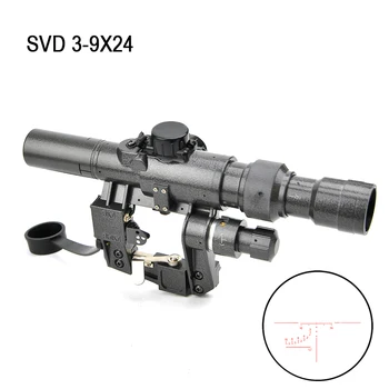 

SVD Dragunov Rifle Scope SVD3-9x24First Focal Plane Sniper Hunting Riflescope FFP Illuminated Rangefinding Reticle