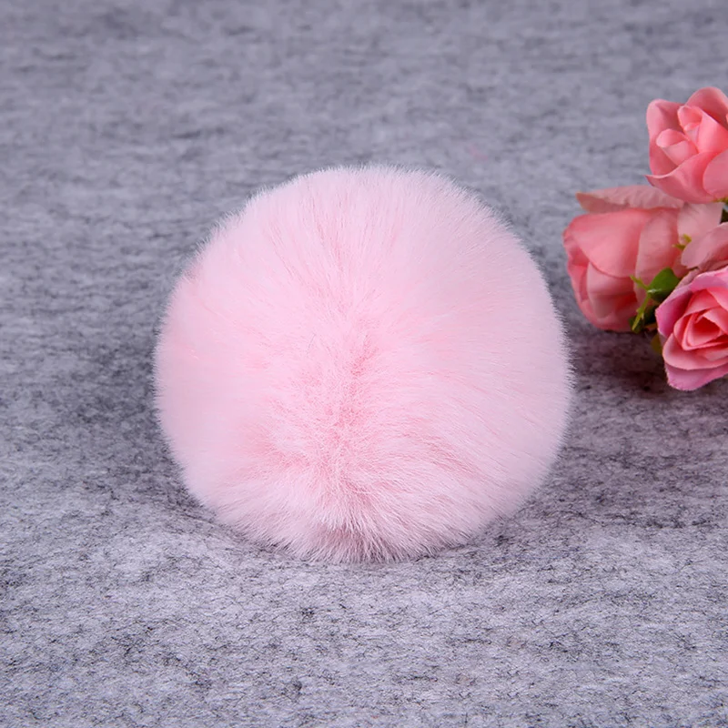 8cm Fluffy Plush Balls Soft Pompones Faux Fur Pompom DIY Kids Toys Wedding Decor Pom Poms Felt Ball Sewing Craft Supplies Gifts