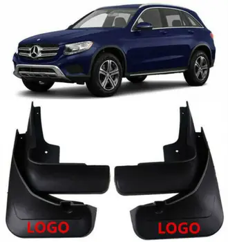 

4PCS Car Mud Flaps for Mercedes Benz GLC-Class GLC X253 2016 2017 2018 2019 Mudguards Splash Guards Mudflap Car Fender Flares