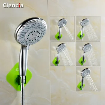 

Bathroom Water Heater Shower Head Set Shower, Bathroom Shower Head, ABS Plastic Belt Switch Five-function Hand Shower