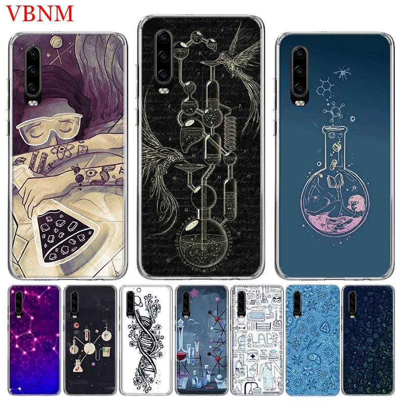 

Biology and Chemistry Cover Phone Case For Huawei P30 P20 Mate 20 10 Pro P10 Lite P Smart + Plus Z 2019 Customized Coque
