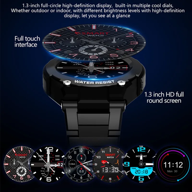 DT97 Открытый GPS позиционирование спортивные Smartwatch IP67 Водонепроницаемый TF карта