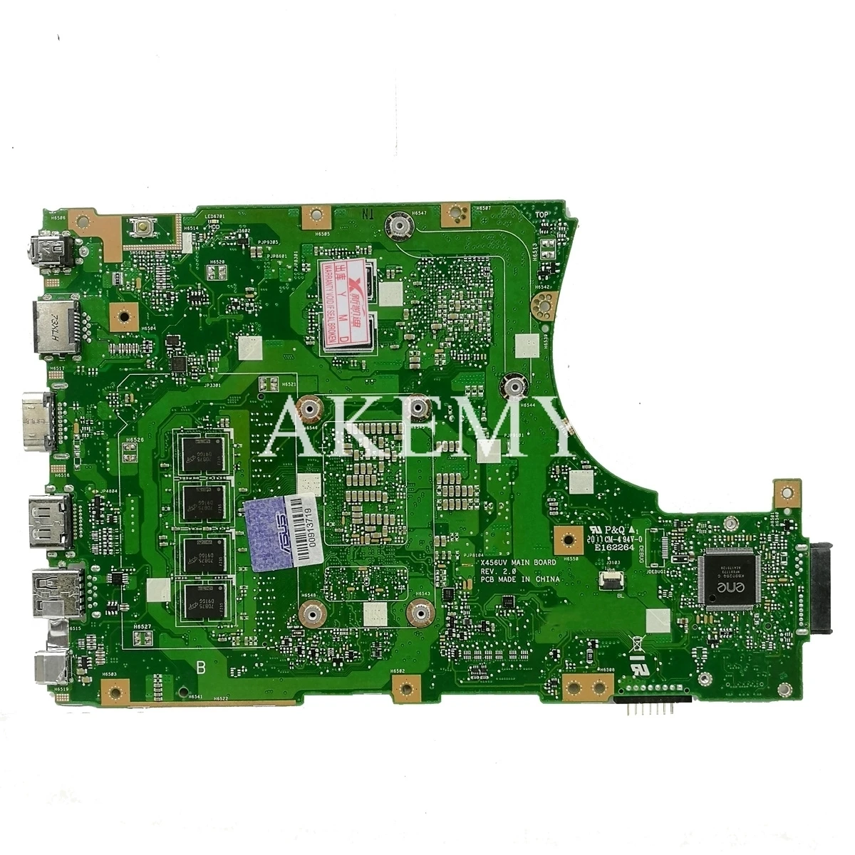 X456UQK Laptop motherboard For ASUS X456UVK X456UV X456UQ X456U original mainboard DDR4 4GB-RAM I7-