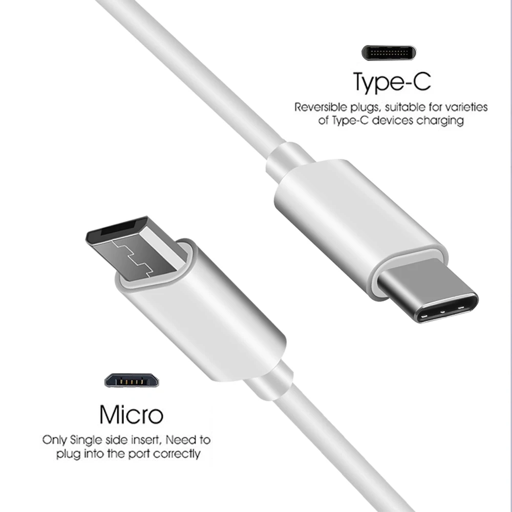 Тип usb с разъемами типа C и Micro USB кабель для передачи данных 1 м для все микро-usb для устройств на аndroid в Тип-C USB-C кабели для Macbook USBC данных шнур