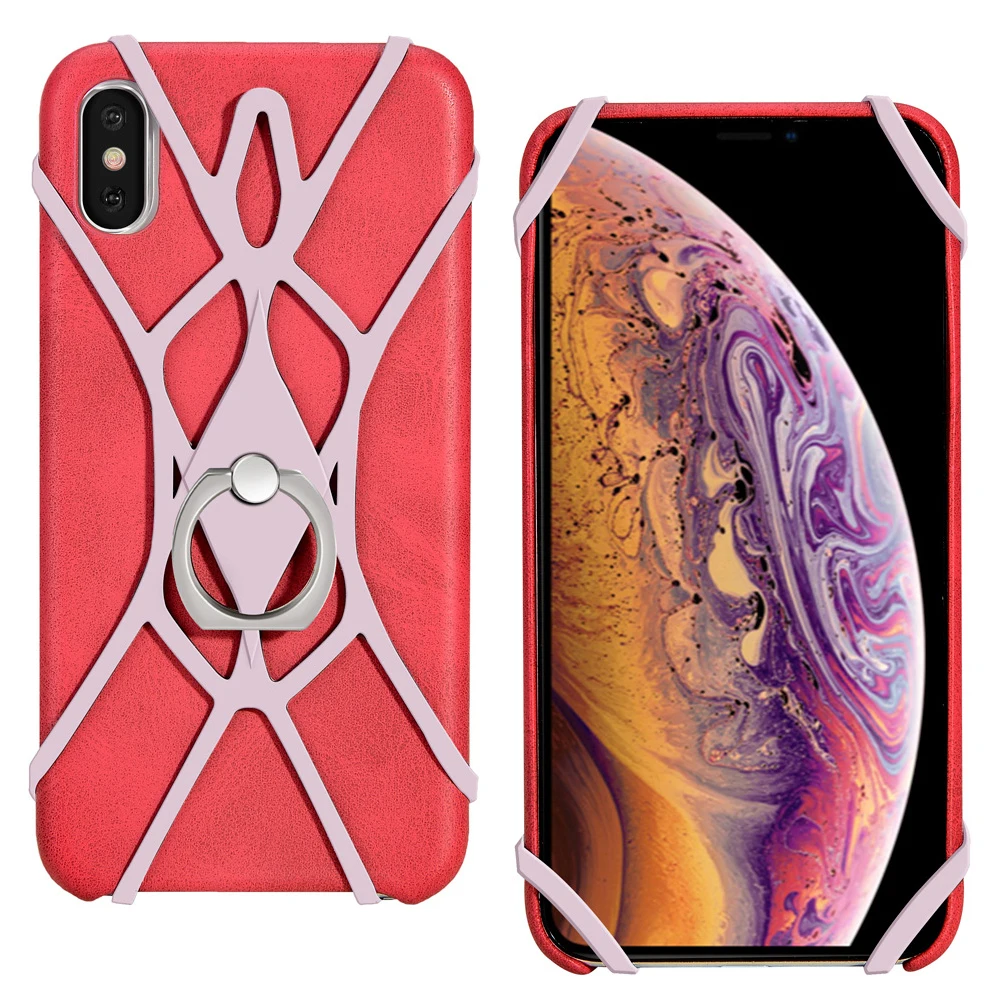 Силиконовый шнурок шейный ремешок кейс держатель для колец для iPhone X XR XS MAX 8 Эластичный шнурок для ключей чехол для телефона samsung S10 Plus
