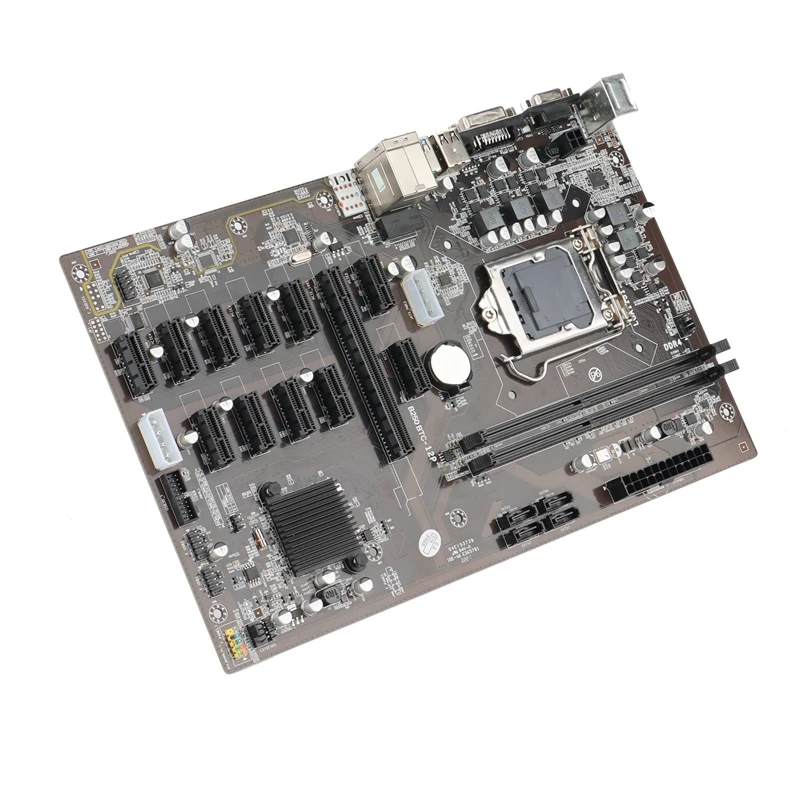 Placa base para minería Asus B250, equipo de minería EXPERT 12 PCIE, BTC ETH, LGA1151, USB3.0, SATA3, B250, B250M, DDR4 - Imagen 6