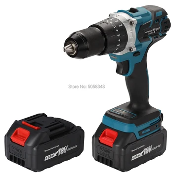 

18V 13mm cordless impact drill 18V 13mm brushless impact drill 18V impact drill 18V screwdriver drill with two 4.0 Ah batteries