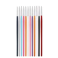 Nail Art Brush Set Manicure Tools Gradient Gel Nail Polish Builder Drawing Carving Ombre Brushes French Nail Design Painting Pen 2