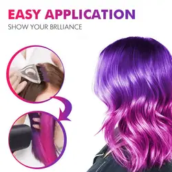 50ML Color Changing Wonder Dye Hair Disposable Dye Gray Hair Color Cream Thermo Sensing Shade Shifting Hair Color Wax