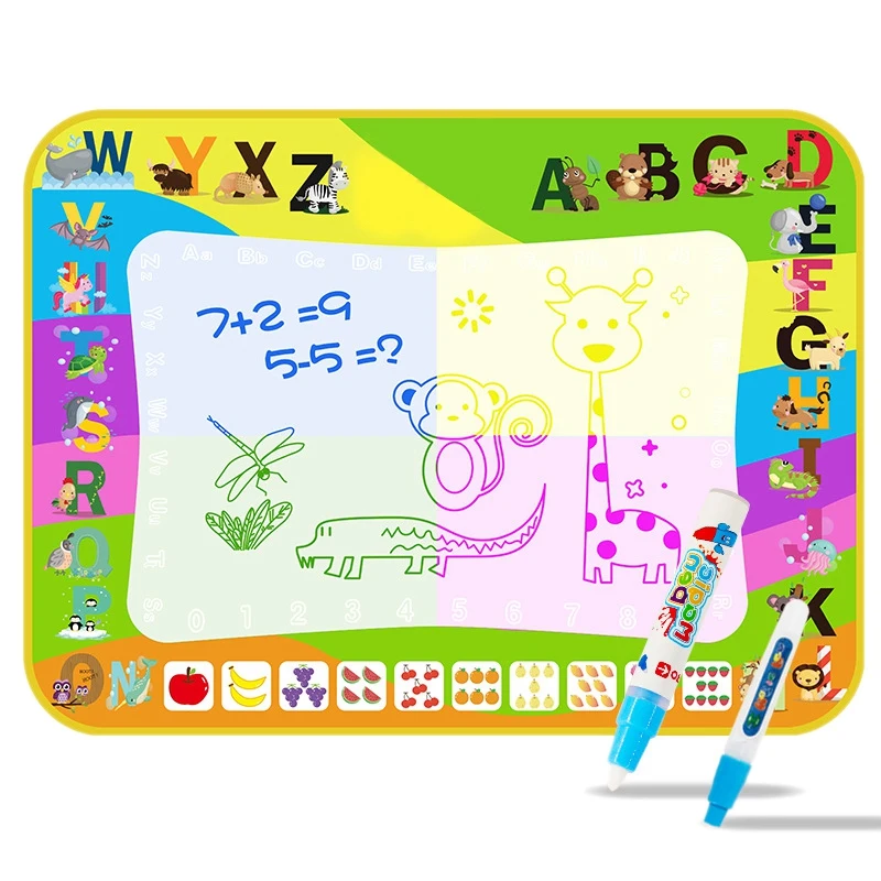 

Kids Water Drawing Mat Rug with ic Pen Painting Board Kids Carpet Painting Training Educational Toys Gift