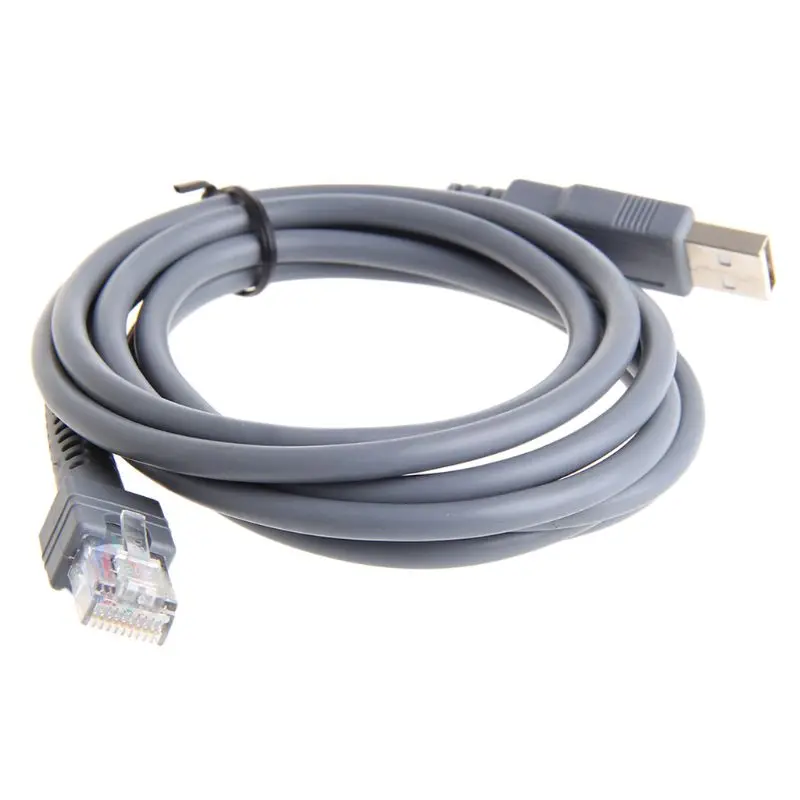 300 см 9 футов USB кабель для передачи данных сканера штрих кодов LS1203 LS2208 LS4208 DS3407 DS3408