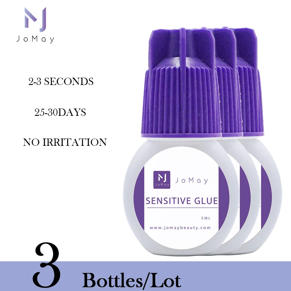 

Adhesive Retention 3-4 Weeks Low Smell Mink Eyelash Glue 5ml 3-4 Second Sensitive Strong False Eye Lash Extension Glue