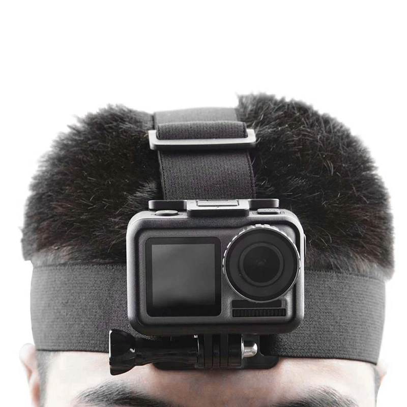 FFYY-Sports Camera Head Band Adapter Anti Skid Adjustable Angle For Dji Osmo Action Gopro Xiaomi Sjcam Action Cameras Accessorie