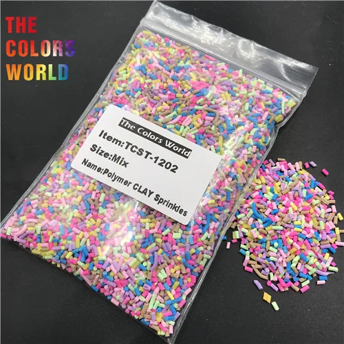 TCST1202 500g Покерная форма, полимерная глина, посыпает горячую мягкую глину, посыпает Красочные украшения для дизайна ногтей, пластиковые изделия, маленькие милые аксессуары - Цвет: TCST1202 500g
