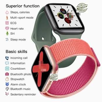 

IWO 12 Smart Watch Men 44mm 40mm Case MTK2502C Bluetooth Smartwatch Support Call Reminder SMS Facebook Whatsapp