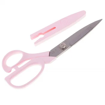 

1 Pcs Pink With Cover High Carbon Professional Stainless Steel Sewing Scissors Steel Tailor Scissors Dressmaking Fabric Shears