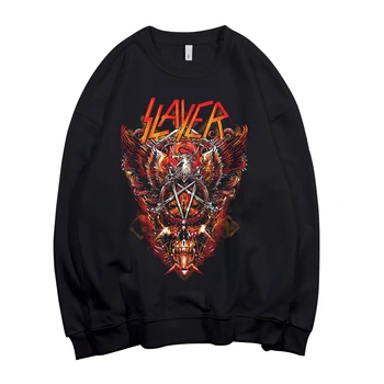 

Bloodhoof Slayer Heavy Metal Band Unisex Crew Neck Cotton Sweatshirt Asian Size