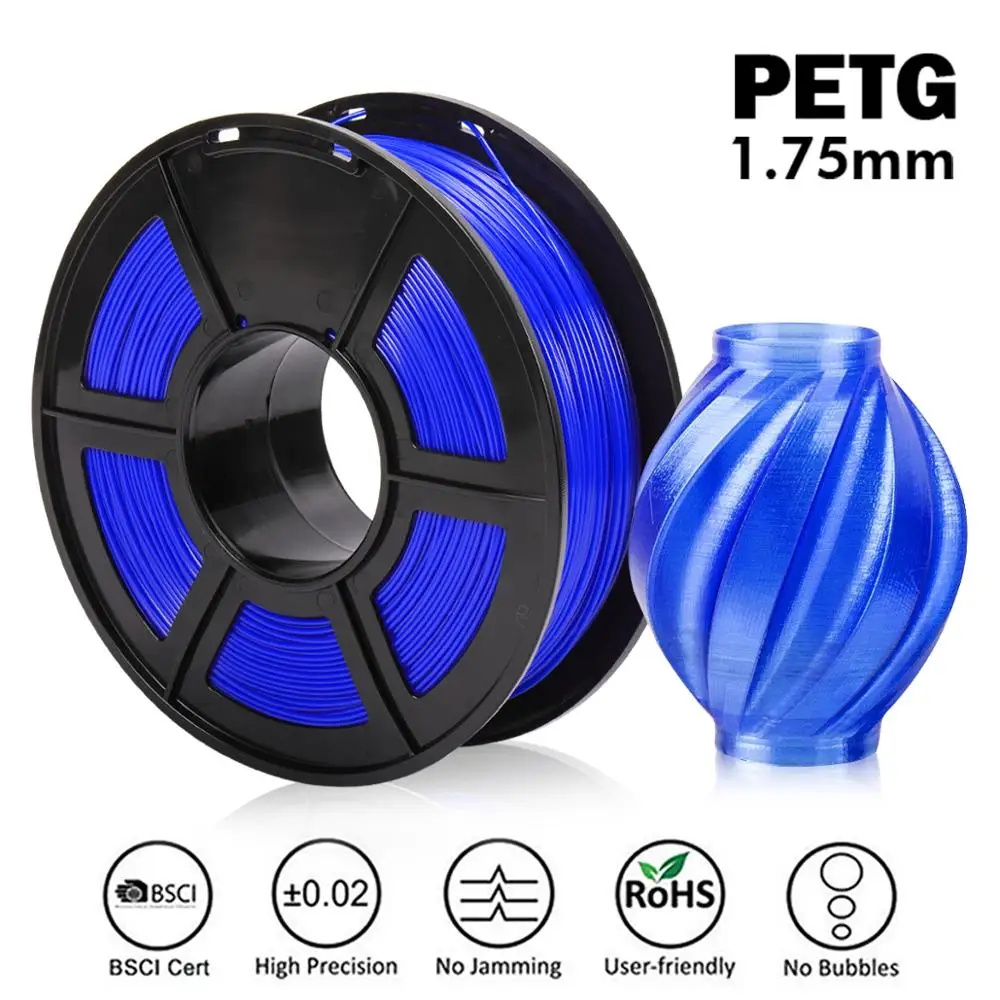 Нить PETG для 3D принтера 1 кг/100% фунта 75 мм без пузырьков|Материалы 3D-печати| |