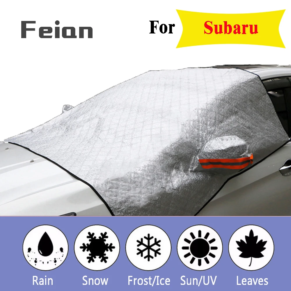 

Car covers snow shield half cover Front Glass snow protection Anti-icing Insulated car clothing Hatchback sedan SUV for Subaru