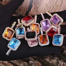 Topgrillz iced out bling gem stones solitaire Подвеска Ожерелье