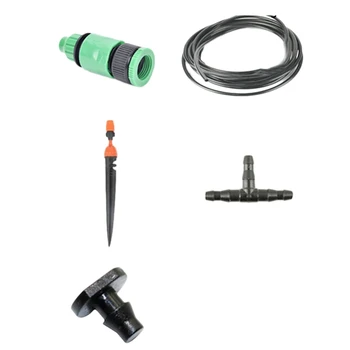 

15M Misting Sprinkler Dripper Set Diy Mini Drip Irrigation Plant Self Watering Garden Water Irrigation Kits Lawn