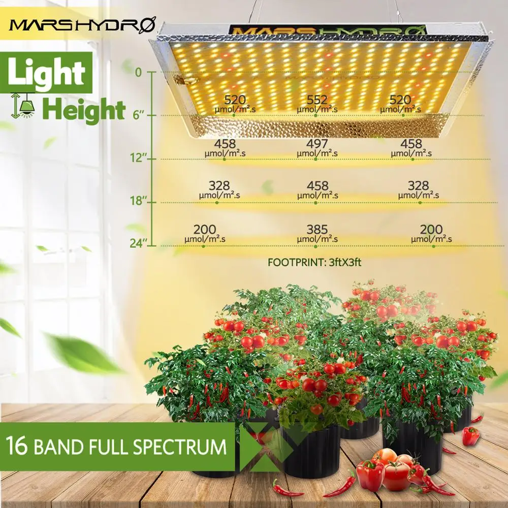 Comprar Panel de luces de cultivo y tienda de cultivo con sistema hidropónico de plantas interiores TS 1000W de luz led de cultivo