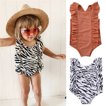 

Newborn Baby Girls Kids Swimwear Swimsuit Swimming Bathing Suit Monokini Beachwear Summer Clothes Romper