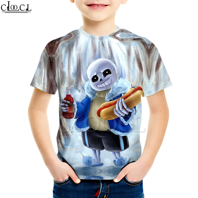  Drop Shipping Kid Game Undertale Hoodie 3D Print Sans Boy Girl Sweatshirt Baby Daughter Clothing T 