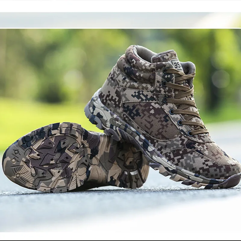 

3547 Pure Wool Canvas Army Cotton-padded Shoes Warm Cotton-padded Shoes plus Velvet Cold Ultra-Light Tactical Boots Outdoor Dese