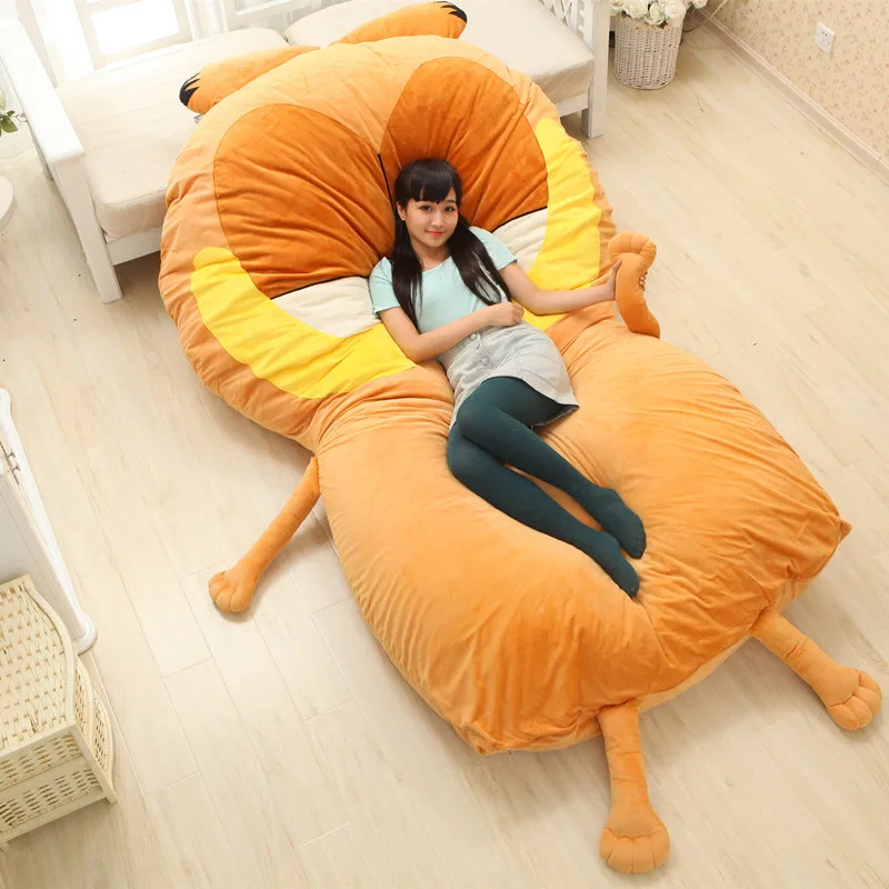 PROD 1005003458651178 Lazy Sofa Cartoon Bed Cute Tatami Folding Bedroom
Single Person Floor Double Thickened Mattress Sleeping Bag Filling Soft
Beds