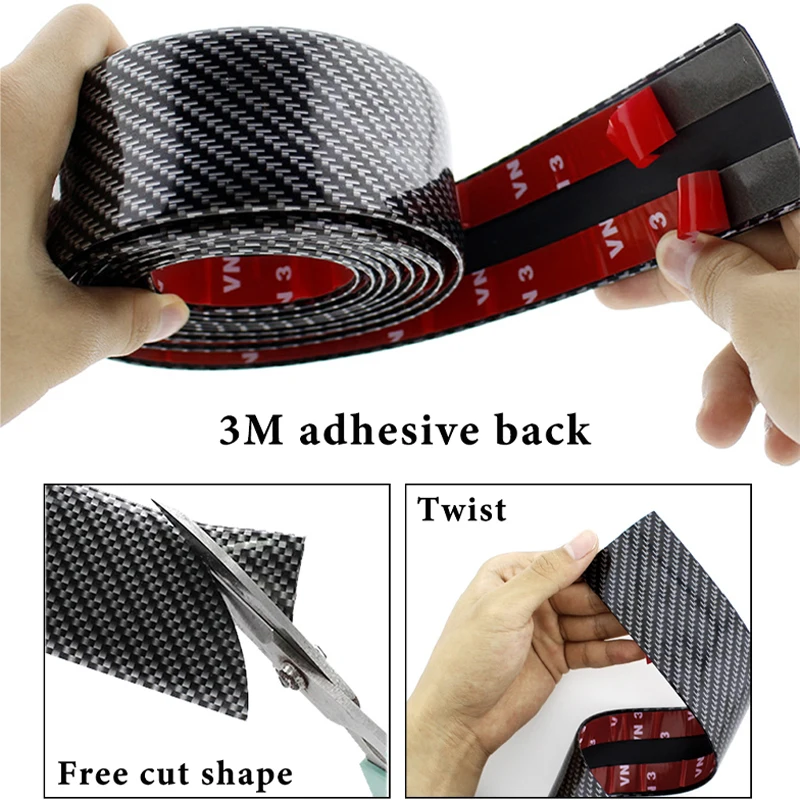 Резиновая Мягкая Бампер из углеродного волокна 1 м 3/5/7/10 см | Автомобили и