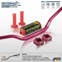 Руль для Pro Taper Pack Bar 1-1/" Классическая дверная ручка бар колодки ручки Pit Pro Racing Dirt Pit Bike мотоцикл с адаптер cnc