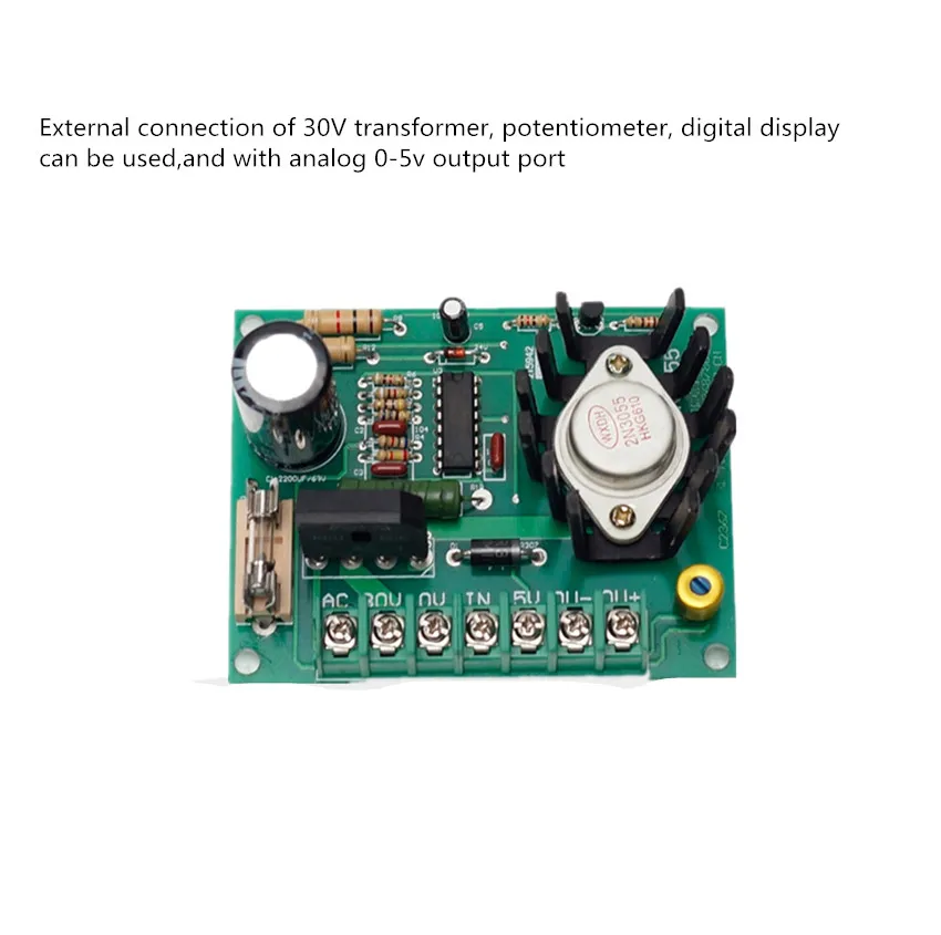 

30V-2A 3A Manual Tension Control Board with PLC Potentiometers and Magnetic Powder Brake Dual Shaft Clutch