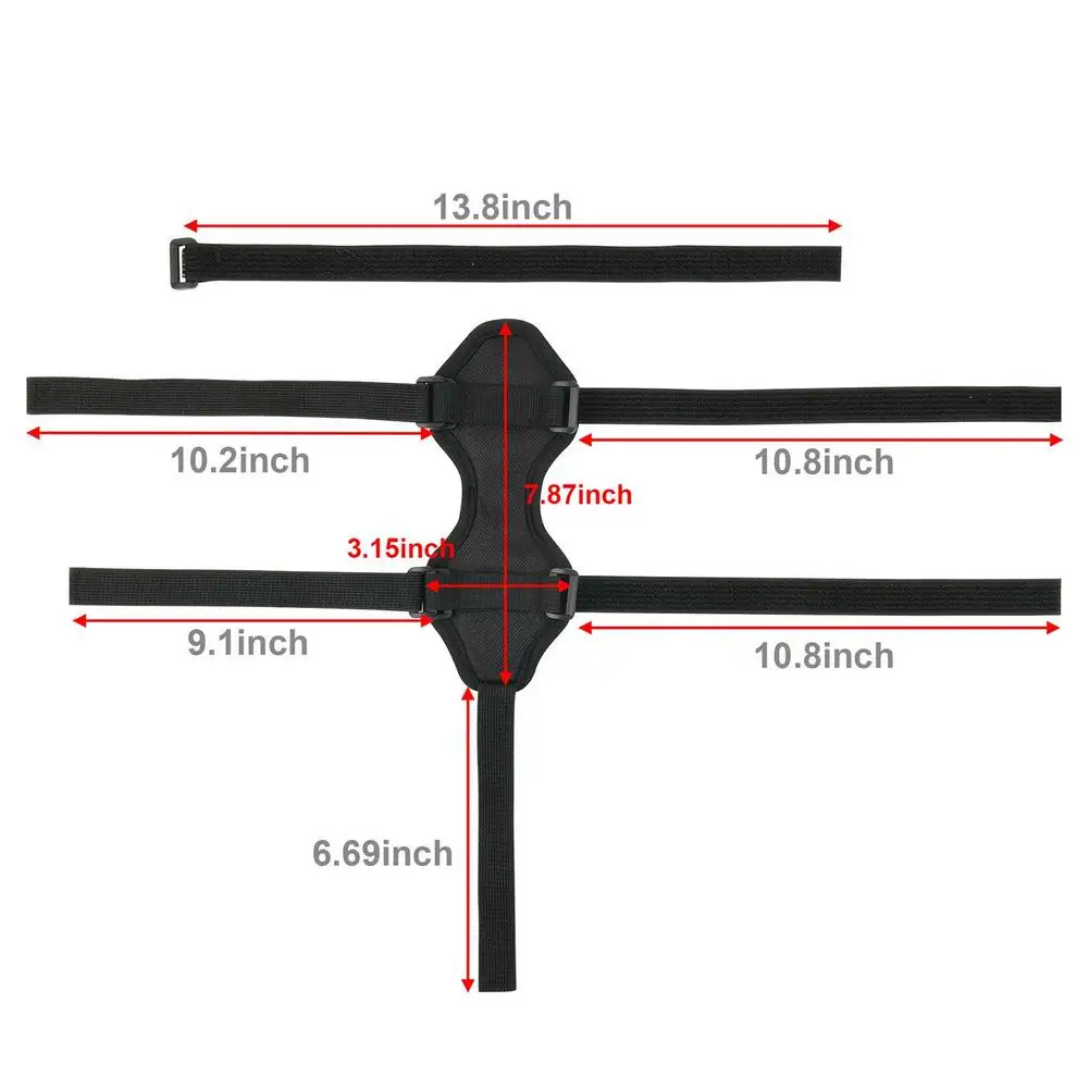 Support Vélo Pour Enceinte Portable – Sangle Nylon Noire Réglable 45cm