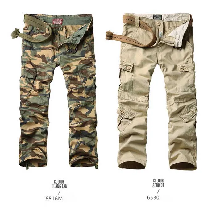 Трендовые Свободные мешковатые брюки-карго мужские повседневные хлопковые брюки с карманами прямые брюки хип-хоп шаровары Мужская одежда