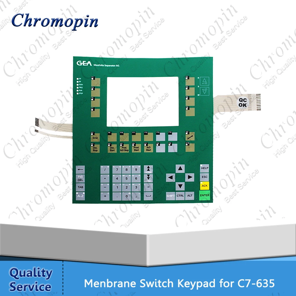 

6ES7635-2SB01-0AC0 6ES7 635-2SB01-0AC0 C7-635 GEA Membrane Switch Keypad for Machine Repairing Alternative Button Film HMI PLC