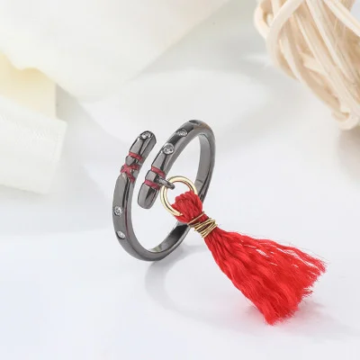 New cosplay Accessories Mo Dao Zu Shi Lan Wangji Wei Wuxian The Untamed Cosplay Props Antiquity Couple Ring S925 Silver Ring plus size costumes Cosplay Costumes