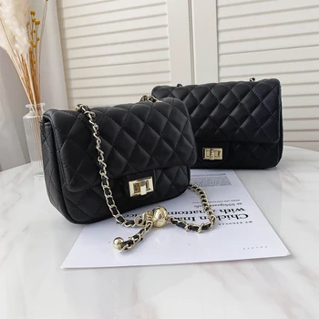 

Luxury women's bag 2020 sac a main women's fashion bag PU leather Lingge embroidery bag postman Bag Travel Bag Wallet