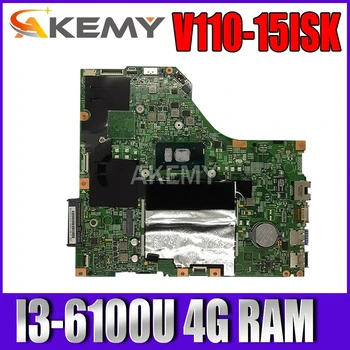 

MB 5B20L78374 para Lenovo V110-15ISK Laptop Motherboard I3-6100 RAM 4G LV115SK MB 15277-1 448.08B01.0011 DDR4 100% probado