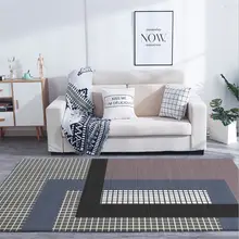 Ковры для гостиной, скандинавский розовый и синий клетчатый ковер 40 см X 60 см, напольный коврик, коврики для детской комнаты, ковер для спальни, ручная стирка