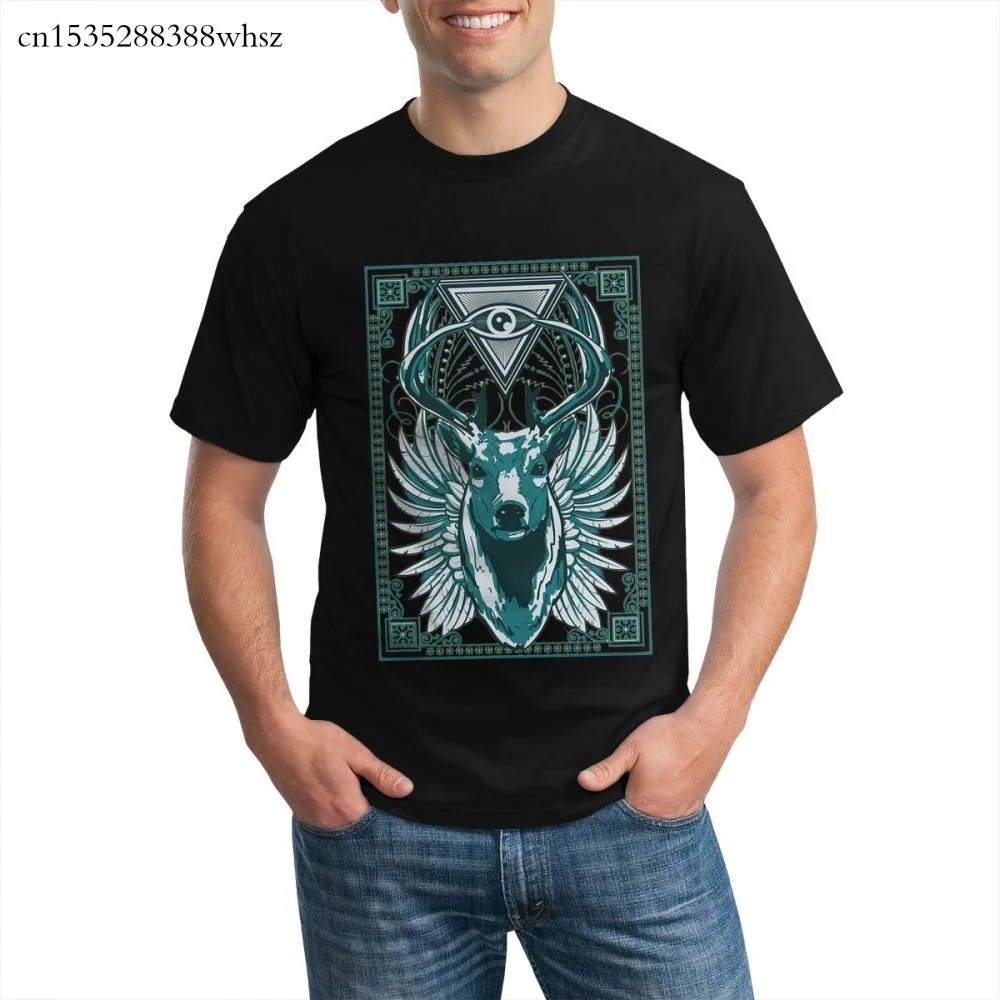 

BNWT STAG HEAD DEER WILDLIFE NATURE ELK WOODLAND ADULT graphic t shirt for men 2020