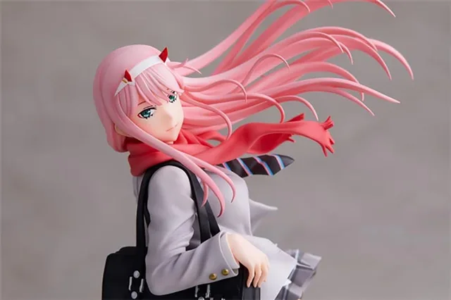 TRUEDECOMIX Anime Figure Darling in The FranXX - Zero Two 02 Pink Hair  Waifu Figure Hot Girl Statue Cartoon Characters Boxed Toy Model  17.5cm/6.9in : : Toys & Games