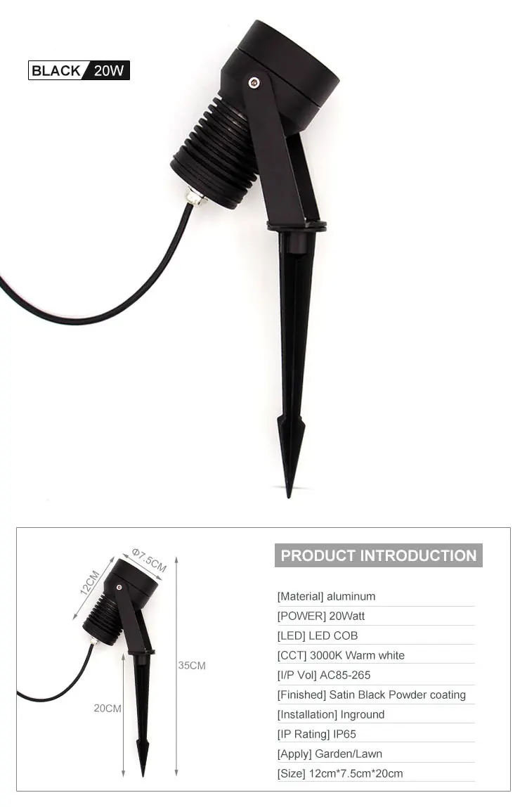 20W spike spot light_01 (5)