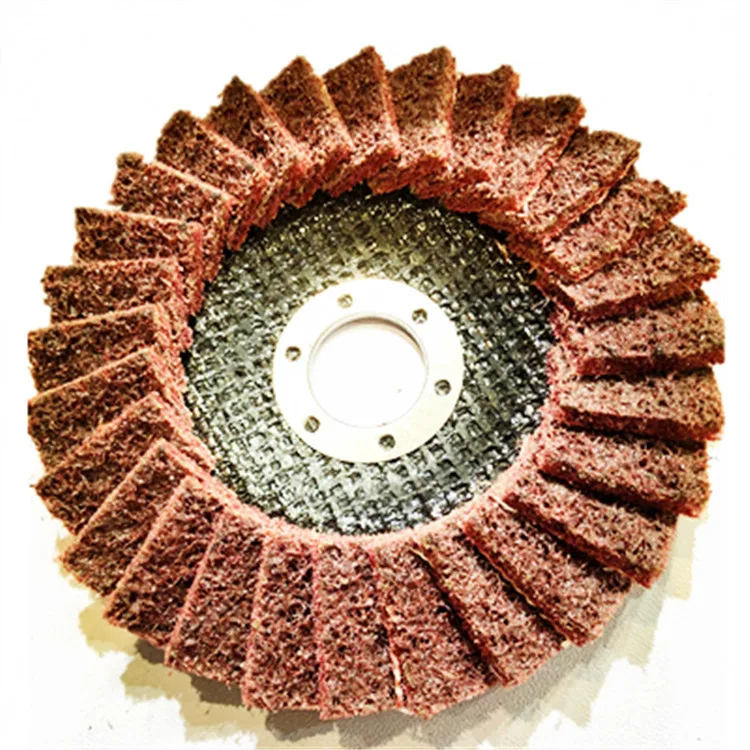 

Scouring Pad Louver 4.5-Inch Non-woven Louver 115X22 Scouring Pad Polishing Wheel Angle Grinding Wheel Manufacturers