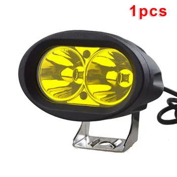 

Boat LED Work Light Motorcycle Point Beam 2000LM Replacement 2pcs Yellow 20W